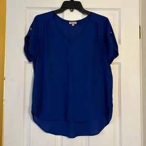 Royal blue top